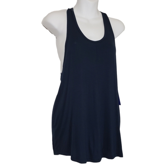 ☀ Joy Lab Navy Pullover Sleeveless Fitness Tank Top - Picture 2 of 6